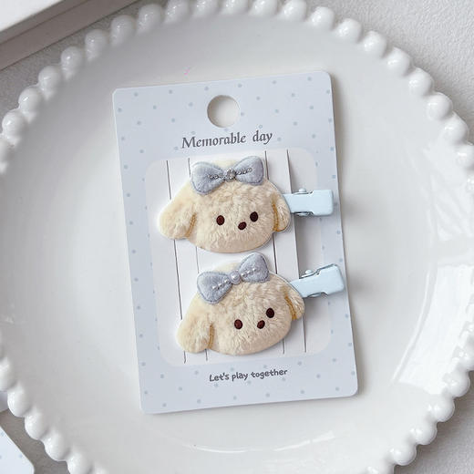萌趣可爱奶呼呼动物对夹对装发夹-纪念日百货门店同款169096714 商品图3