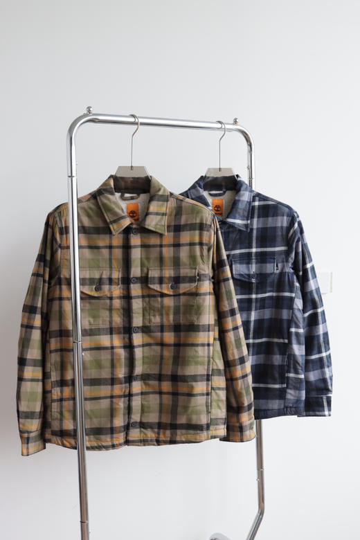 T.B.L 元单 法兰绒格子衬衫外套 WT978 商品图2