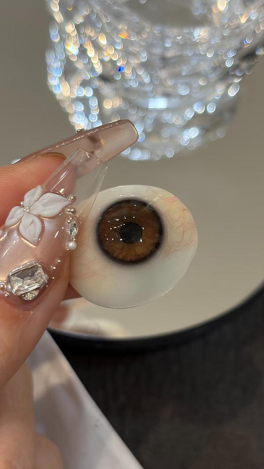 Recolook 原生棕 半年抛 2片 14.5mm 参考着色 13.8mm 基弧 8.6 含水 40% 新锐国货 商品图3