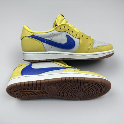 春季特惠💰430 公司级 # Travis Scott x Air Jordan 1 AJ1乔1低帮倒钩 商品图3