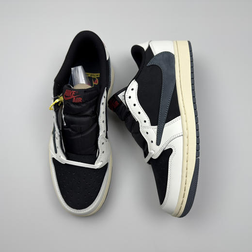 春季特惠💰430 公司级 # Travis Scott x Air Jordan 1 AJ1乔1低帮倒钩 商品图5