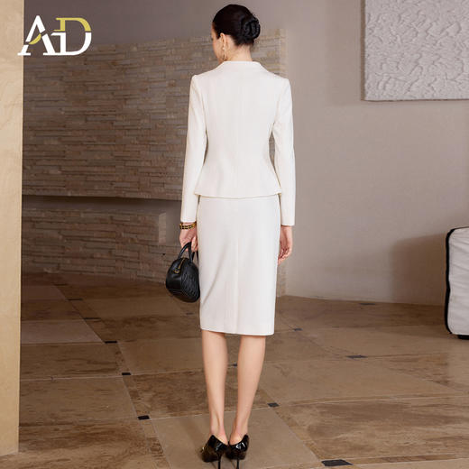 AD高端精致双排扣西装套裙女2026新款高级感穿搭职业装两件套裙子 商品图4