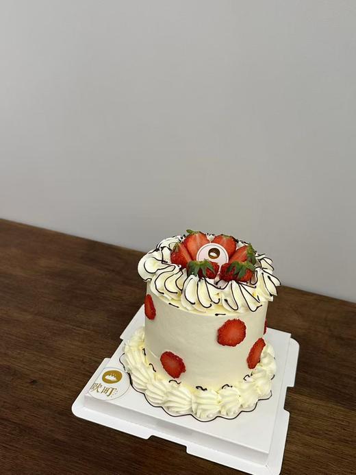 手绘复古草莓小蛋糕 商品图2
