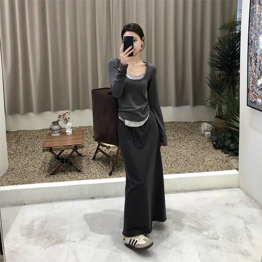 26春季新款修身打底衫｜圆领拼接假两件，设计感超绝 商品图5