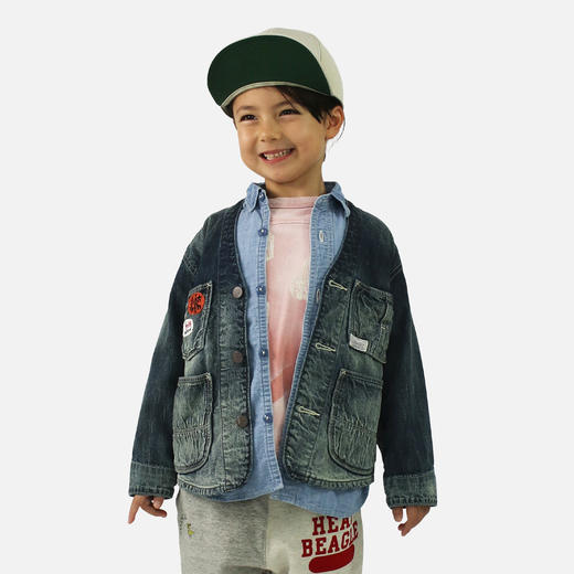 DD日本童装DENIM DUNGAREExSNOOPY 26春夏史努比限定复古工装衬衫 商品图3