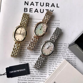 原单阿玛尼白月光手表石英表