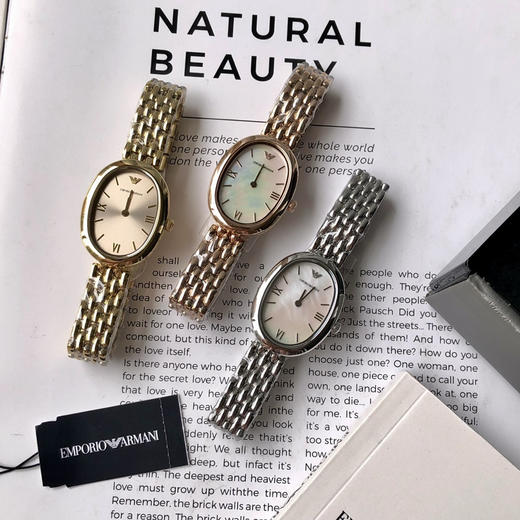 原单阿玛尼白月光手表石英表 商品图0