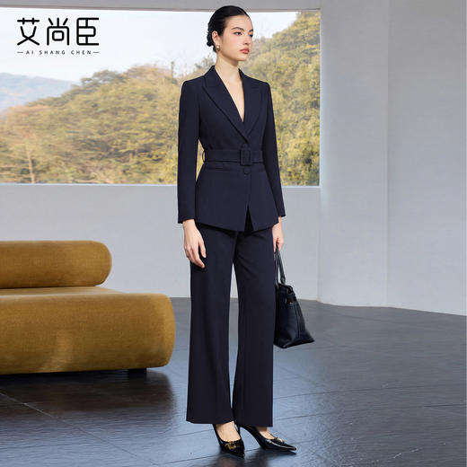 艾尚臣西装套装女收腰商务风高级感通勤职业装时尚干练女领导正装 商品图3