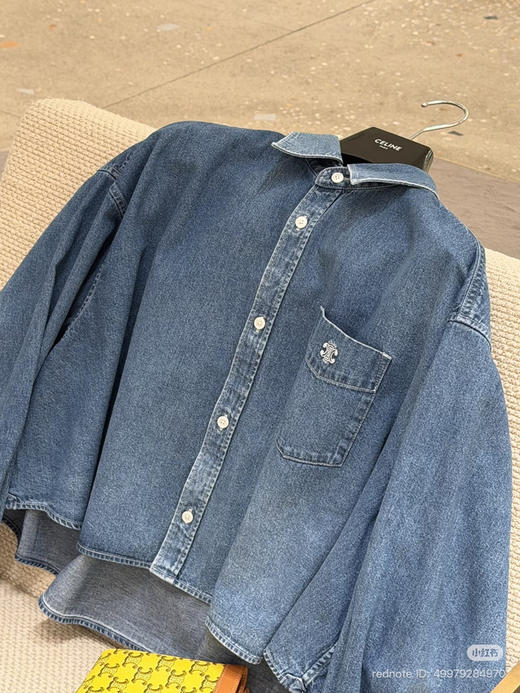 初十上新 渠道圆正 ce26ss 牛仔衬衫 商品图12