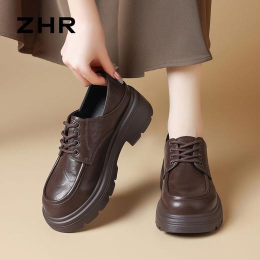 ZHR则则英伦风单鞋粗跟乐福鞋2026夏季百搭小皮鞋ins通勤玛丽珍鞋 商品图9