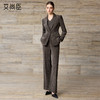 艾尚臣老钱风西装套装女秋冬商务职业装西服外套长裤三件套通勤风 商品缩略图3