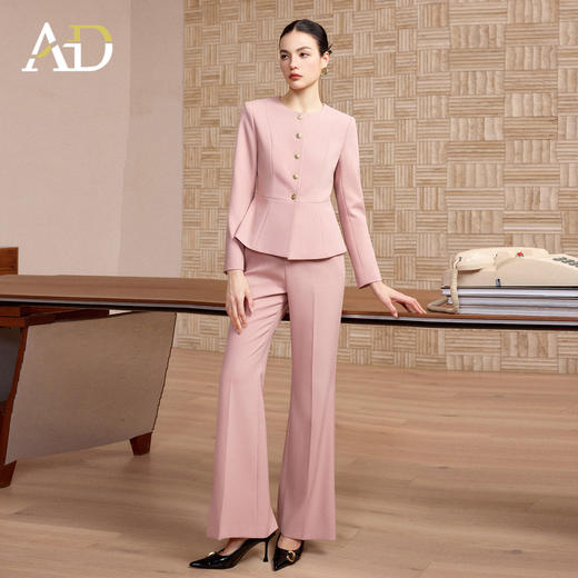 AD高端品牌西装阔腿裤两件套女春新款高级感大女主职场穿搭一整套 商品图3