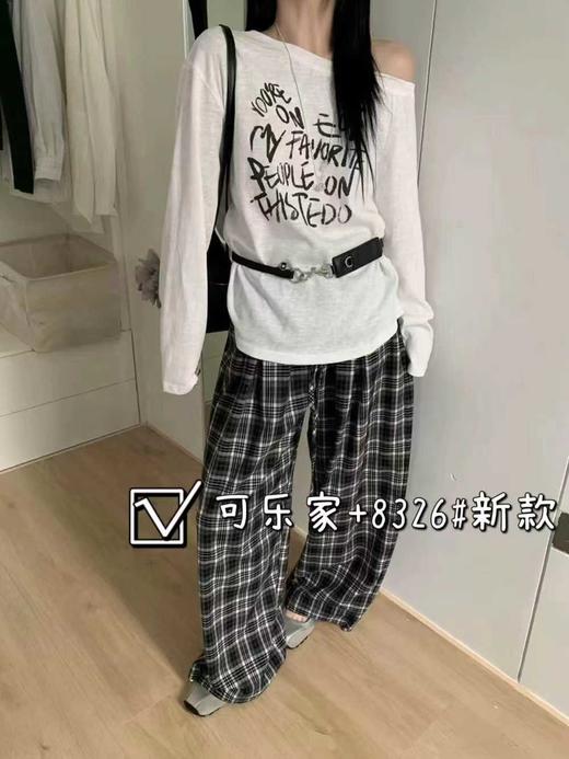 【GZ】无忧购春季新款慵懒高级感女士斜肩百塔T8326#（截单后3-5天发货） 商品图2