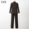 艾尚臣西装套装女2025冬季通勤毛呢西服职业装极简风厚羊毛两件套 商品缩略图4