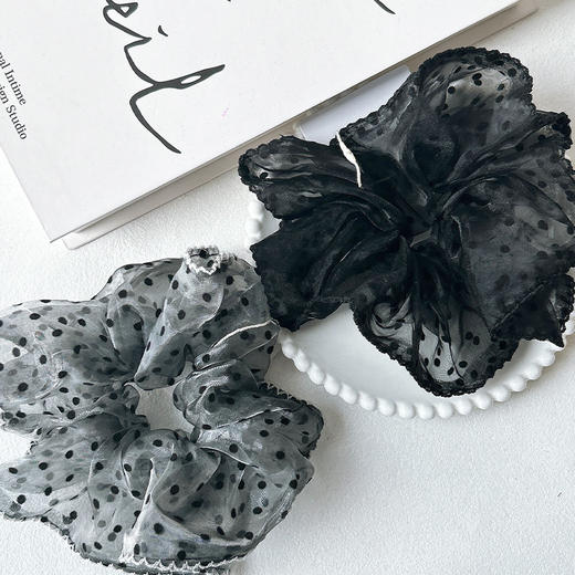 韩系波点大肠发圈ZYXD-纪念日百货门店同款168643608 商品图0