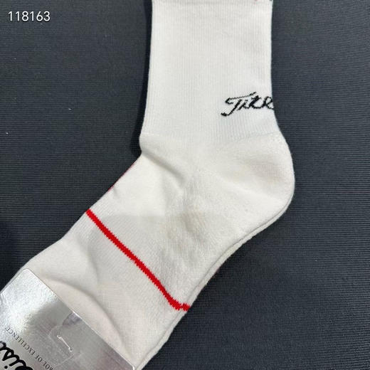 韩单男士titleist高尔夫球袜，新款运动休闲中短袜百搭袜子，带防滑颗粒  ，均码39-44
白色/花灰色/黑色。特价99两双包邮 商品图6