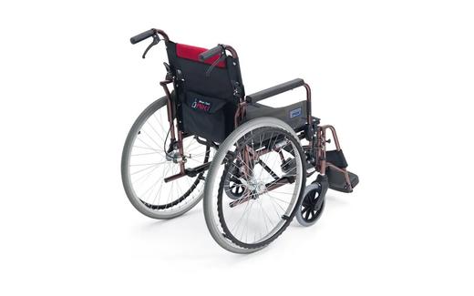 日本MIKI轮椅轻便折叠小型旅游代步车超轻便携老人轮椅 商品图9