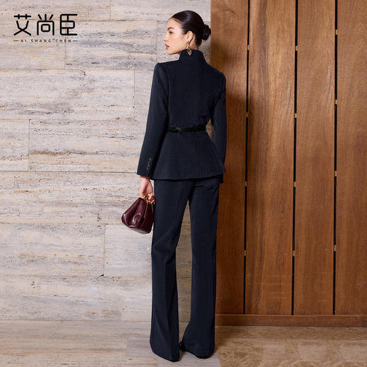艾尚臣老钱风西装套装女春季轻奢通勤职业装两件套高级感修身显瘦 商品图4