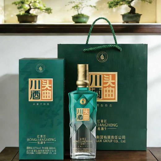 【口粮新品】川酒头曲 红高粱 柔和9 浓香型白酒 52度500ml*6瓶整箱 商品图1