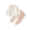 宝宝秋衣套装保暖婴儿内衣纯棉a类男女秋裤儿童家居服睡衣提花 商品缩略图4