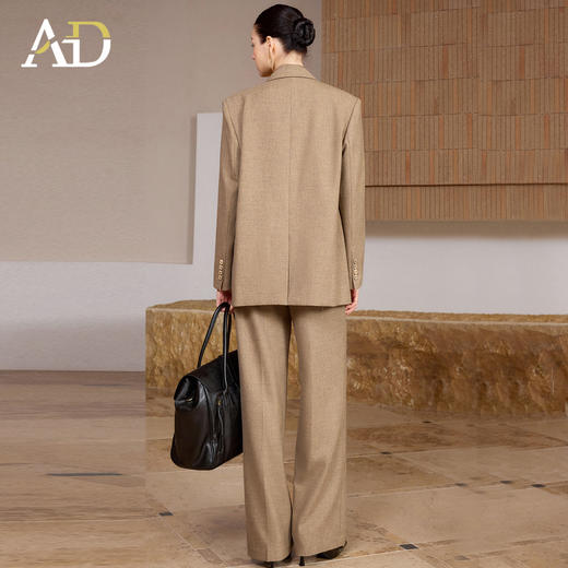 AD韩版气质西装套装女高智感洋气阔腿裤两件套春季职业装2026新款 商品图4