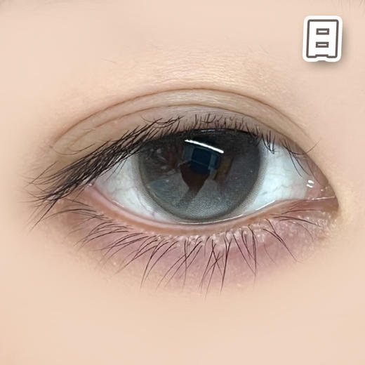 水墨冰茶 灰色 14.2mm 基弧8.7【10片装】进口日抛 商品图1