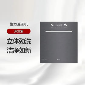 格力洗碗机 下嵌式 立体劲洗 洁净如新 WQP12-301aUCDSG 深灰紫