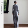 FUYAO扶摇直上 oldmoney灰色西装套装**练西服两件套职场正装春 商品缩略图4