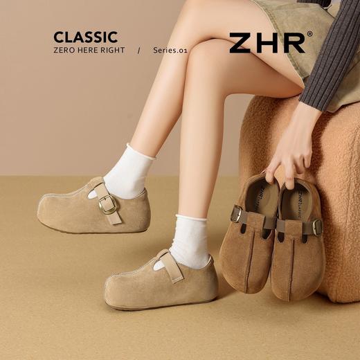 ZHR则则复古增高勃肯鞋女2026春秋季卡皮巴拉丑萌袋鼠鞋轻便休闲鞋 商品图9