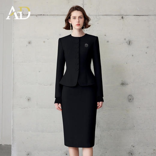 AD高端精致小香风西装套裙女2026新款轻奢高级感女神范穿搭一整套 商品图1