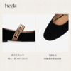 heelz设计师鞋履 | 羊反绒圆头繁花玛丽珍0.8公分 商品缩略图3