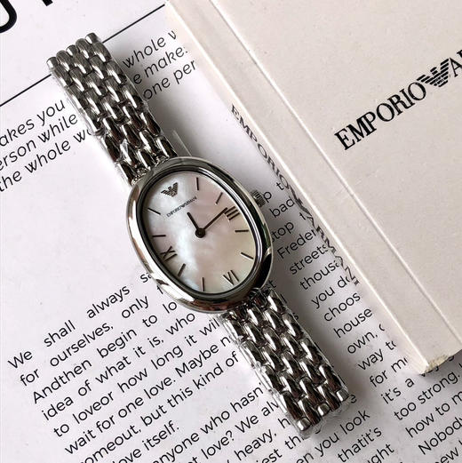 原单阿玛尼白月光手表石英表 商品图2