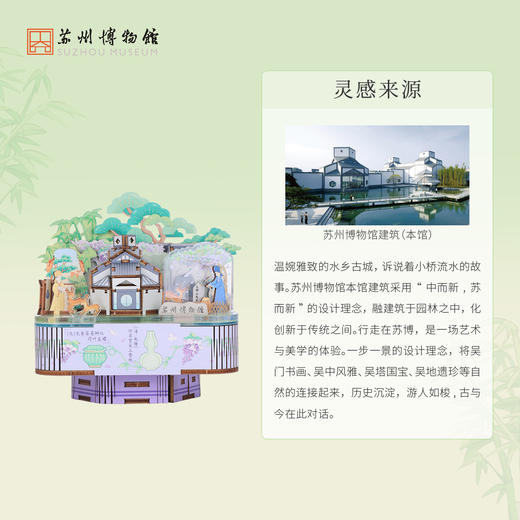 苏州博物馆 拼装八音盒/苏博雅集 商品图2