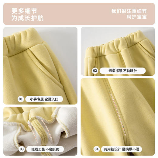 2026春秋新款女童纯色束脚裤儿童装韩版洋气长裤宝宝休闲裤 商品图3