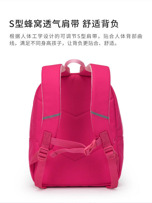 【卡拉羊书包丨适合幼儿园】防泼水面料且耐脏！减负护脊，缓解背负压力，平衡孩子左右肩带！轻量化包体，大容量收纳，上学也轻松！【KLY-X】 商品图3