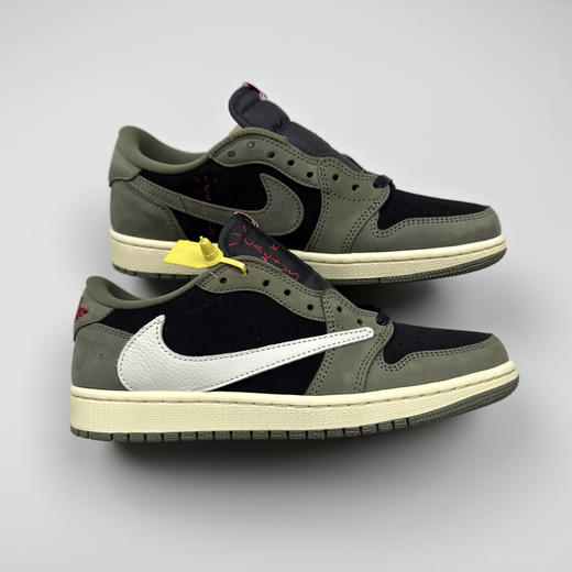 春季特惠💰430 公司级 # Travis Scott x Air Jordan 1 AJ1乔1低帮倒钩 商品图7