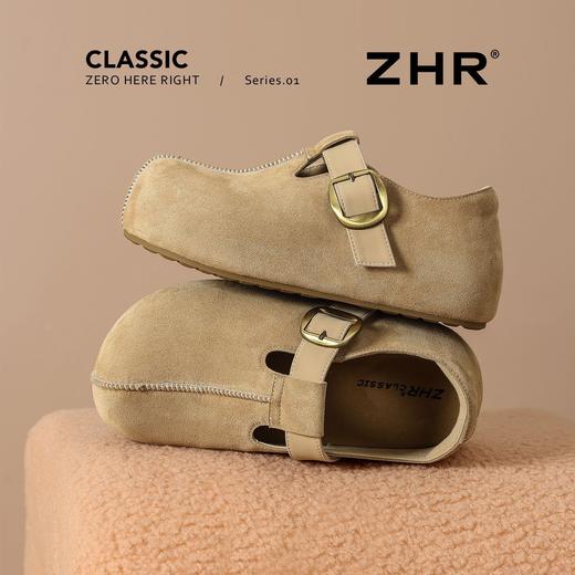 ZHR则则复古增高勃肯鞋女2026春秋季卡皮巴拉丑萌袋鼠鞋轻便休闲鞋 商品图1