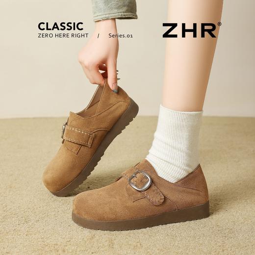 ZHR则则复古全包勃肯鞋女鞋2025新款一脚蹬袋鼠勃肯鞋两穿休闲鞋 商品图8