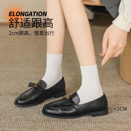 ZHR牛皮英伦风复古乐福鞋女2026新款百搭通勤软底中口小皮鞋 商品图3