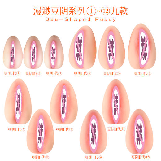 漫渺新品豆阴2代101112女生阴道倒膜手办收藏男用情趣自慰解压名器性用品飞机杯厂家批发跨境 商品图13