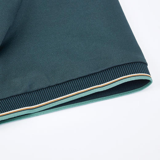 德鲨夏新款棉质短袖POLO衫男时尚休闲上衣男装撞色翻领T恤 商品图4