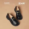 ZHR则则复古中口单鞋时尚粗跟乐福鞋2026新款百搭小皮鞋洋气女鞋 商品缩略图0