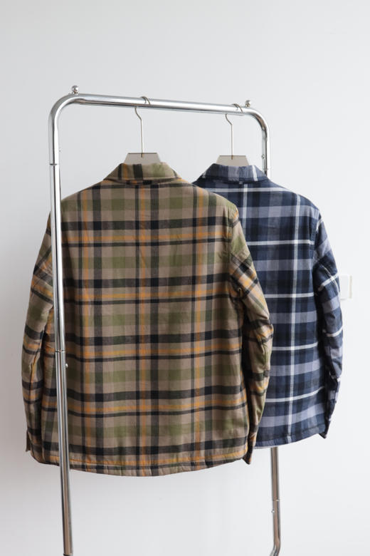 T.B.L 元单 法兰绒格子衬衫外套 WT978 商品图4