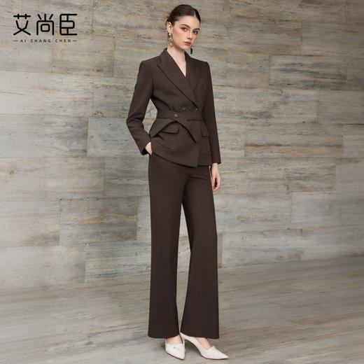 艾尚臣老钱风西装套装女2026新款一整套穿搭职业装气质西服两件套 商品图4