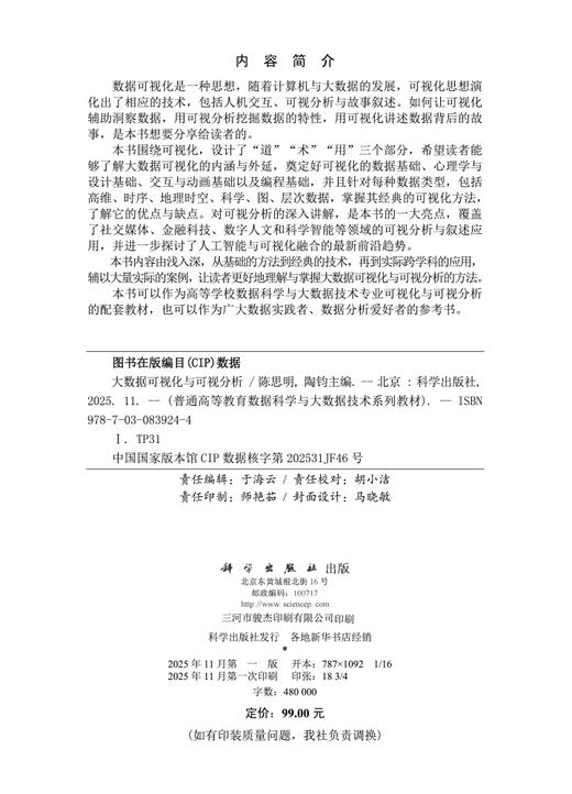 大数据可视化与可视分析 商品图2