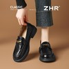 ZHR则则复古中口单鞋时尚粗跟乐福鞋2026新款百搭小皮鞋洋气女鞋 商品缩略图2