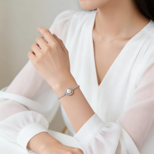 “3.8女神节 送礼佳选”AOFI 珠韵淡水珍珠系列 珍珠戒指/珍珠耳钉/珍珠项链 气质时尚 多款可选 商品图8