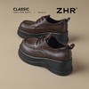 ZHR则则时尚复古厚底增高英伦单鞋2026新款一脚蹬气质通勤小皮鞋 商品缩略图3