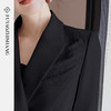FUYAO扶摇直上 职场极简风黑色西装套装女直筒裤两件套通勤穿搭春 商品缩略图2