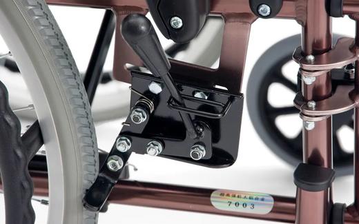 日本MIKI轮椅轻便折叠小型旅游代步车超轻便携老人轮椅 商品图3